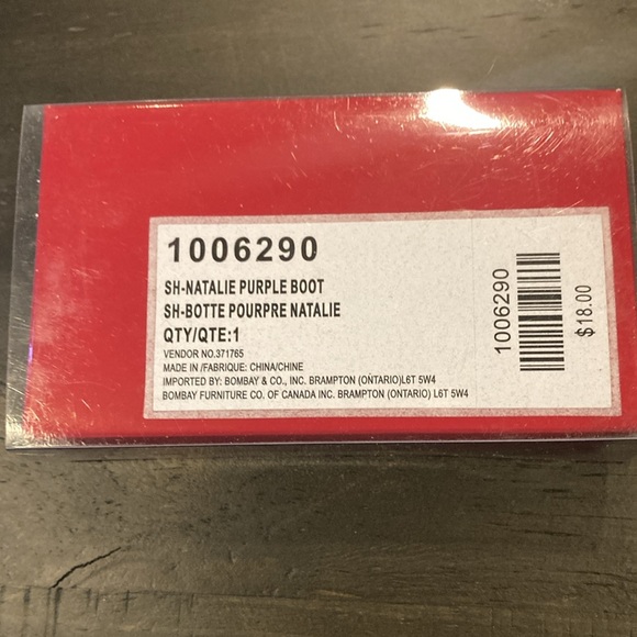 Shoe Christmas Ornament by Bombay - Picture 2 of 10